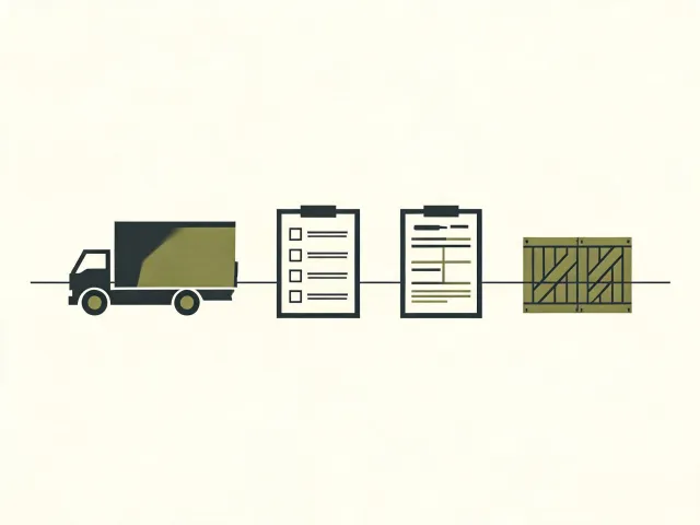 Truck requirement communication map